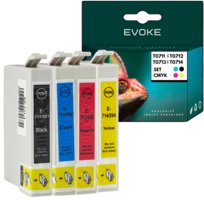4x Tusz do drukarki Epson T0711 + T0712 + T0713 + T0714 XL | ZESTAW