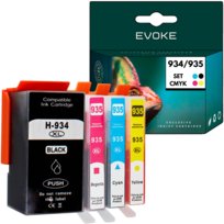 4x Tusz do drukarki HP 934 935 | czarny + komplet kolorów