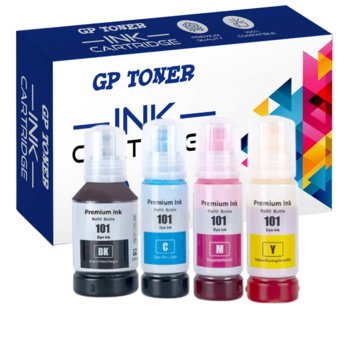 4X Tusz Do Epson 101 Ecotank L4150 L4160 L6160 L6170 L6176 L6190 - GP TONER