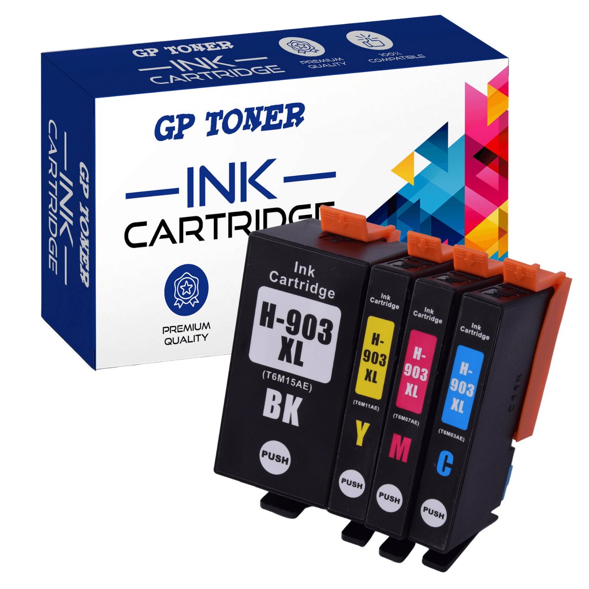 Printer Cartridges for HP 903 XL Officejet Pro 6868 6960 6970 6975