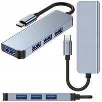 4x USB HUB typ C Thunderbolt 3 do MacBook air pro