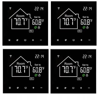 4x WiFi Programowalny inteligentny termostat TUYA WLAN AC100~250V 16A LCD - Arhatreya