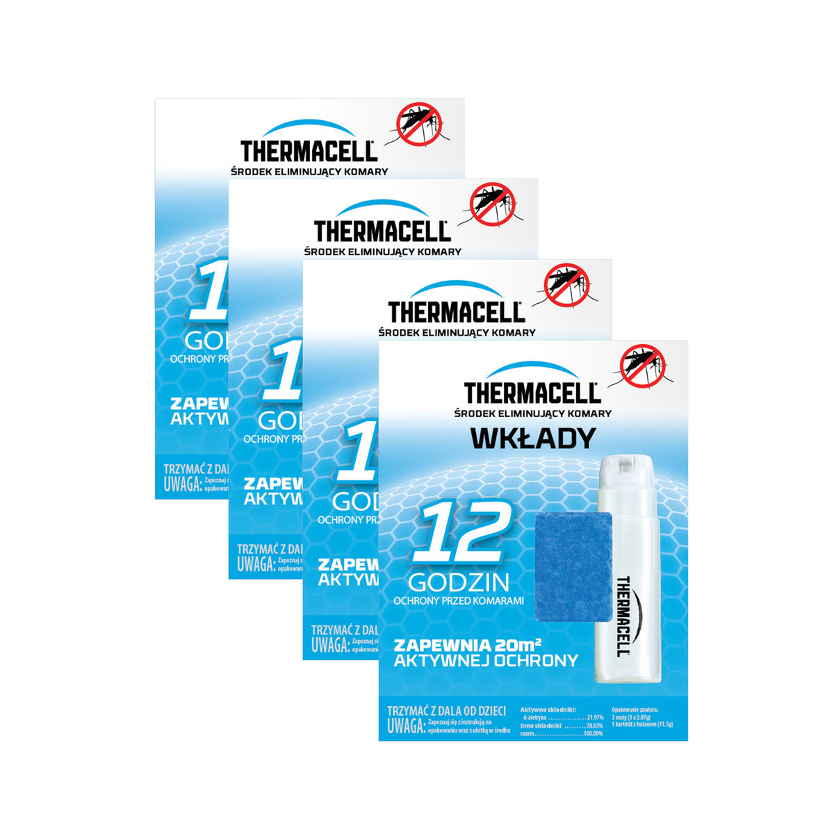 4X Wkład Uzupełniający Do Odstraszaczy Thermacell THERMACELL Sklep