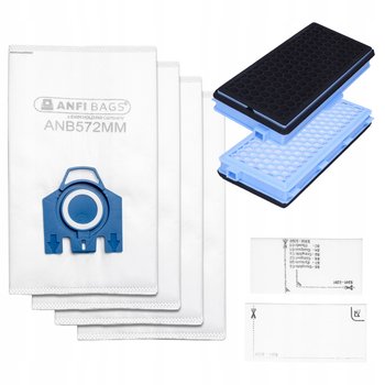 4x Worki do odkurzacza Miele 3D Complete C2 C3 Compact C1 C2 + Filtr HEPA - Complex