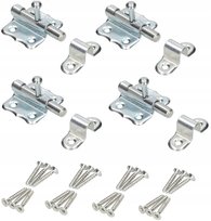 4X ZASUWKA UNIWERSALNA 30MM BLOKADA DRZWI ZAPIĘCIE
