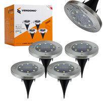 4xLAMPA SOLARNA LED OGRODOWA NAJAZDOWA GRUNTOWA