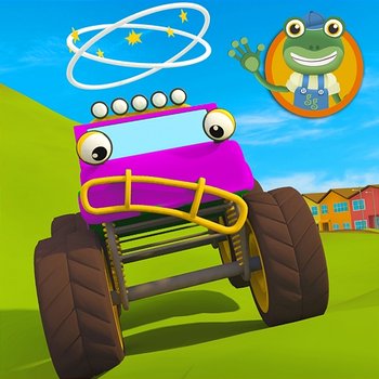 5 Little Monster Trucks - Gecko's Garage, Toddler Fun Learning