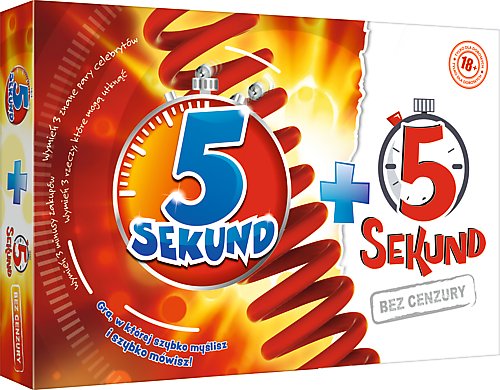 5 sekund DUO 2, gra planszowa, Trefl