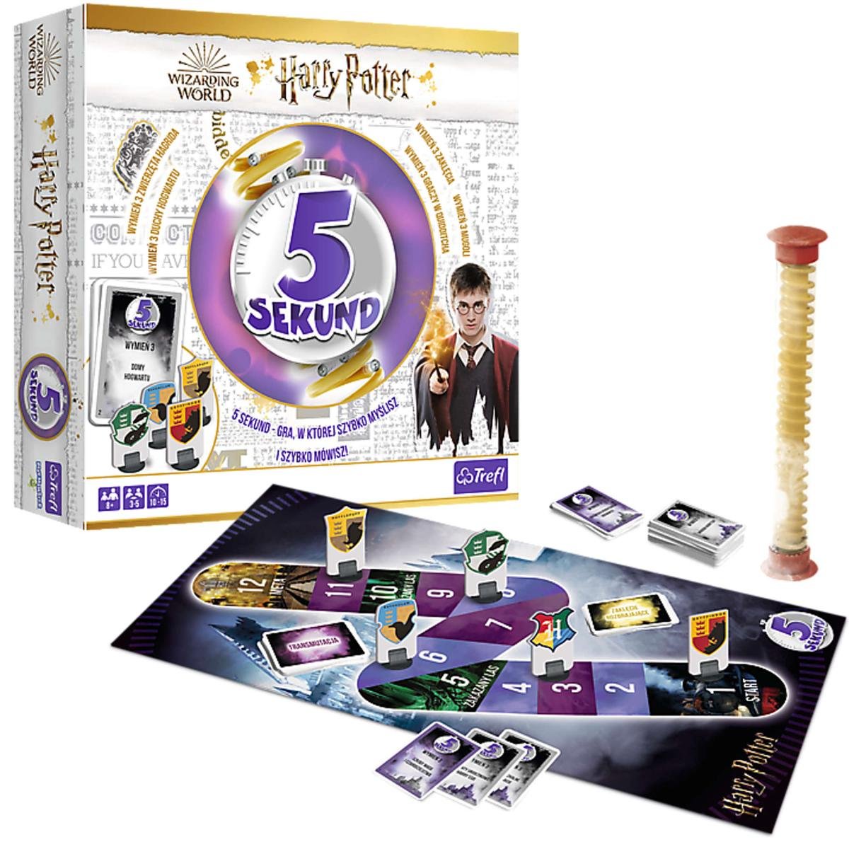 5 sekund Harry Potter, gra planszowa, Trefl