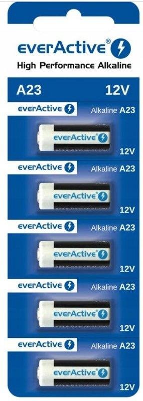 5 x Baterie Alkaliczne A23 everActive V23GA MN21 Blister MN21 LRV08