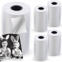 5 x ROLKA SAMOPRZYLEPNA PAPIER TERMICZNY WKŁADY DO DRUKARKI Inna marka