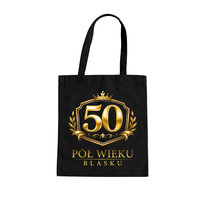 50 - pół wieku blasku - torba na prezent na 50 urodziny