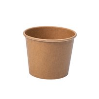 50 szt Kubek papierowy kraft na zupę 350ml