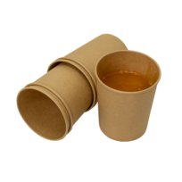 50 szt Kubki papierowe na wynos, pojemniki kraft na zupę 930ml ,na zupę,obiad