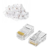 50x KOŃCÓWKA KOŃCÓWKI WTYK WTYKI RJ45 RJ 45 RJ-45 MARTOM