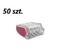 50xZłączka instalacyjna do przewodów sztywnych maks. 2.5mm² 4-przew. EDO204 EDO Technic