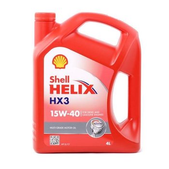 550039926 Olej silnikowy Shell Helix HX3 15W-40, 4 l - Shell