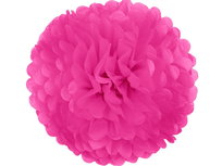 [59418] Pompon papierowy 25cm amarantowy