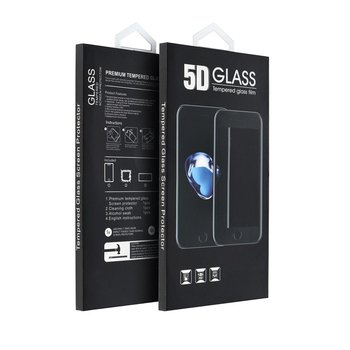 5D Full Glue Tempered Glass - do iPhone 15 Pro Max (MATTE) czarny - Partner Tele