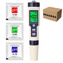 5w1 Cyfrowy Tester Jakości Wody pH TDS EC Temp do Wody Pitnej Basenu stawu BRADERS