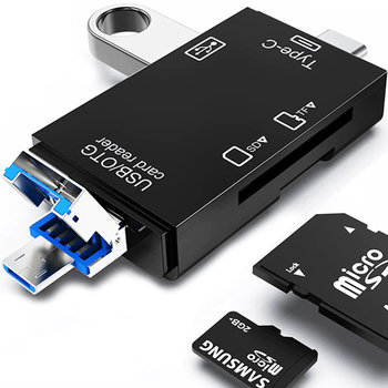 5W1 Czytnik Kart Sd Tf Usb Micro Typ-C Microsd Usb-C - Retoo