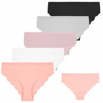 5X Majtki Damskie Bezszwowe Figi Bawełniane S