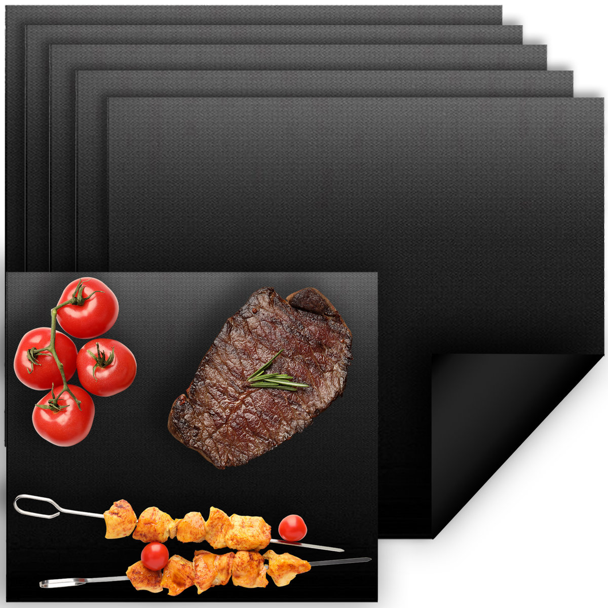 5x Mata zabezpieczająca na Grill Tacki do Pieczenia RUHHY