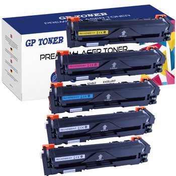 5x Toner do HP 201X CF400X Color LaserJet Pro M252dw M252n MFP M274n M277dw M277n - GP TONER