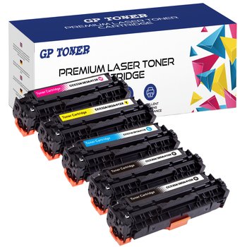 5x Toner do HP CC530A CC531A CC532A CC533A Color LaserJet M476nw CM2320n - GP TONER