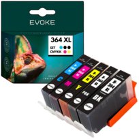 5x Tusz do drukarki HP 364 XL | czarny + zestaw kolorów | 364XL