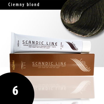 6 ciemny blond Scandic Line kremowa farba do włosów LaStrada 100ml - Scandic Line