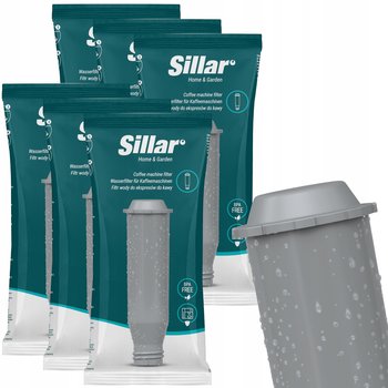6 sztuk filtry wody Sillar do ekspresu Melitta Krups Nivona - zamiennik - Sillar