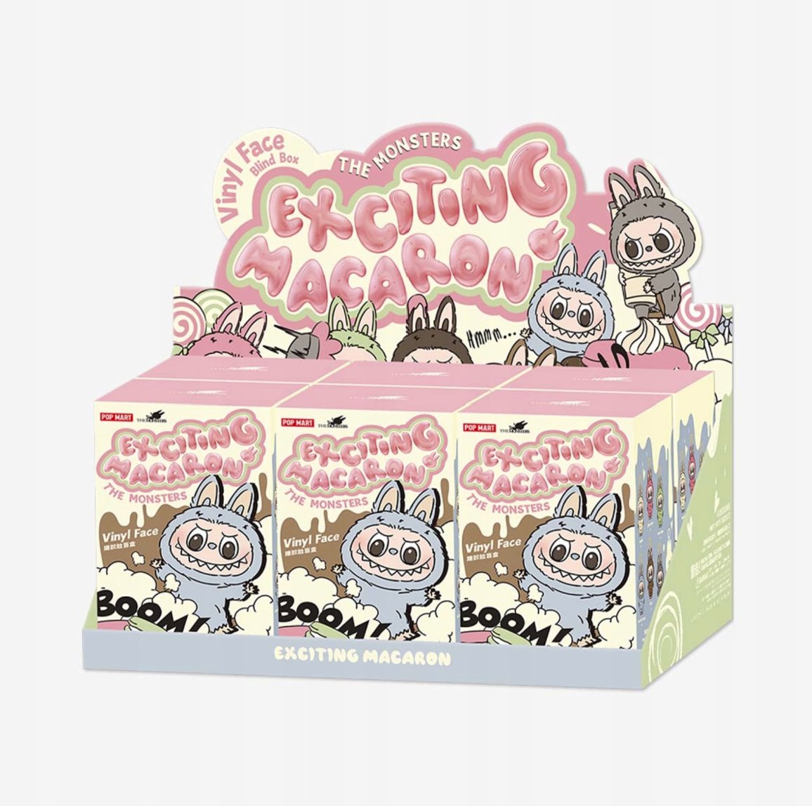ラブブ正規品POP MART EXCITING MACARONS モンスター POP MART 【正規品・即発送】 THE MONSTERS Exciting Macaron