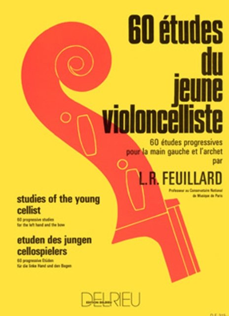 60 Tudes Du Jeune Violoncelliste - Louis R. Feuillard | Książka W Empik