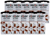 60x Baterie Guzikowe Do Aparatu Słuchowego 312 PR41 1,45V Słuchowe Rayovac