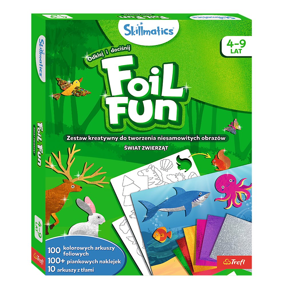 62604 Skillmatics Foil Fun - Świat Zwierząt - Trefl | Sklep EMPIK.COM