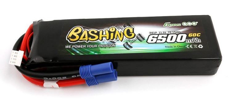 Zdjęcia - Bateria / akumulator Gens Ace 6500mAh 11.1V 60C EC5 'BASHING' 