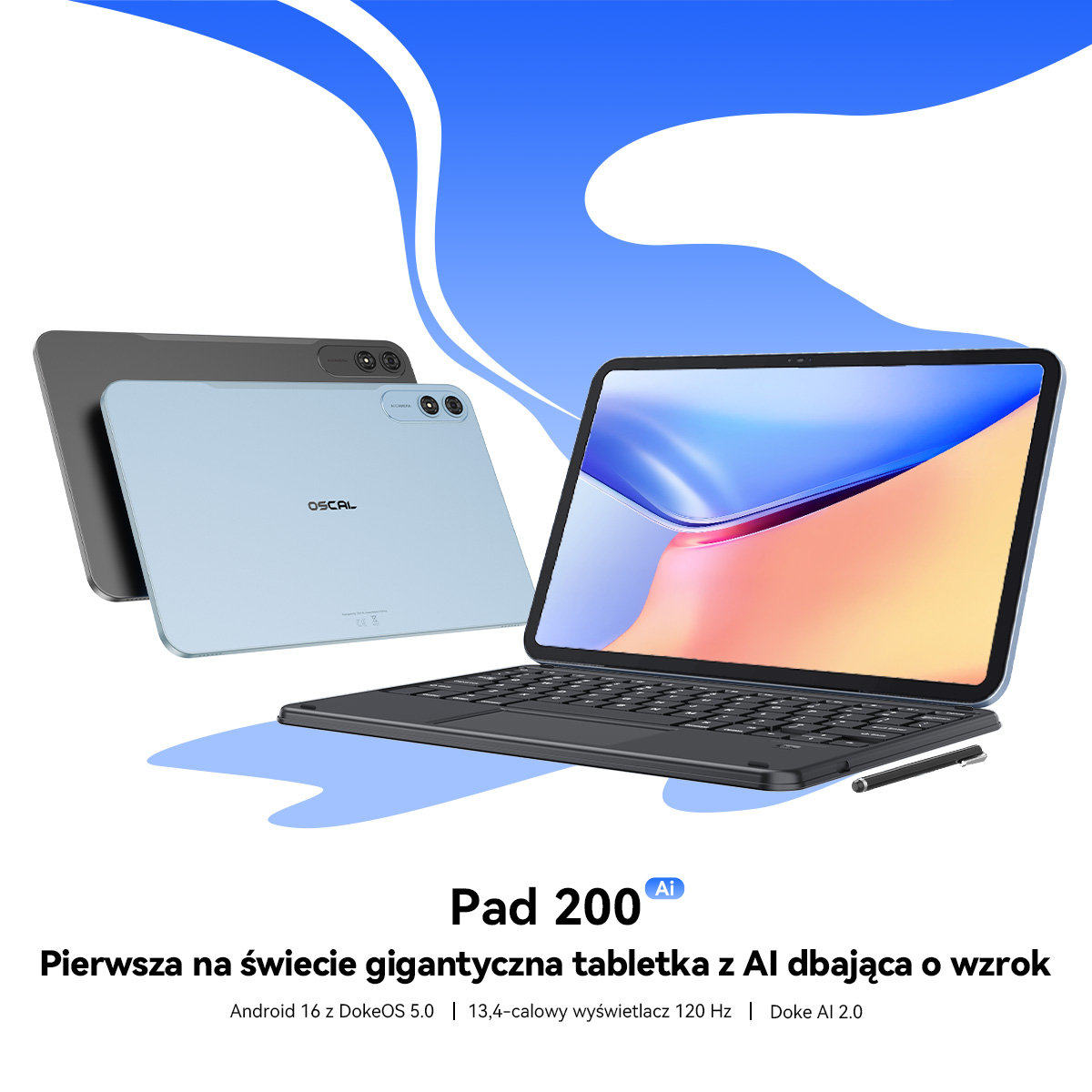 Tablet OSCAL Pad 200 6GB/256GB 13.4