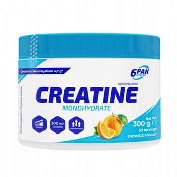 6Pak Creatine Monohydrate 300G Kreatyna Pomarańcza - 6PAK NUTRITION