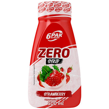 6Pak Nutrition Zero Syrup Strawberry 500Ml Strawberry - 6PAK NUTRITION