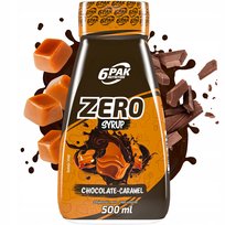 6Pak Syrup Zero Cukru 500Ml Chocolate-Caramel Fit 6PAK NUTRITION