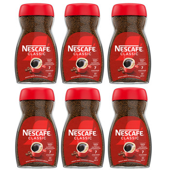 6x Kawa rozpuszczalna Nescafe Classic 200g  słoik zestaw 6 opakowania zapas - Nescafe