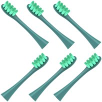 6x końcówki ZIELONE do szczoteczki sonicznej Oclean SE / X / X PRO / X PRO Elite / X PRO Digital / X10 / One / Air / Z / F1 / FLOW / Endurance - Reptila