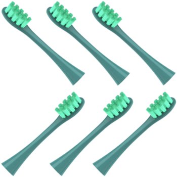 6x końcówki ZIELONE do szczoteczki sonicznej Oclean SE / X / X PRO / X PRO Elite / X PRO Digital / X10 / One / Air / Z / F1 / FLOW / Endurance - Reptila - Reptila