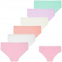 6X Majtki Damskie Bawełniane Figi Bikini Kolorowe Pastelowe Moraj Xl Moraj