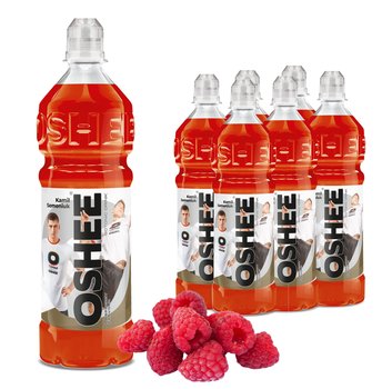 6x OSHEE TEAM O Isotonic Drink raspberry malina 750 ml - Oshee