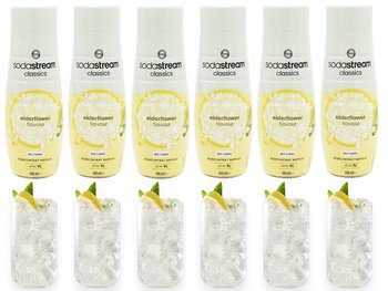 6X Syrop Koncentrat SodaStream Kwiat Czarnego Bzu Zero 9L Napoju Z 440Ml - Inna marka