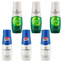 6X Syrop Sodastream 3X Pepsi Cola + 3X Mojito Mohito Koncentrat Do Wody