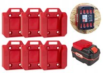 6x Uchwyt wieszak na baterie akumulator do PARKSIDE X 20V TEAM mocowanie