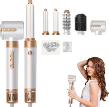 7-in-1 curling iron with negative ions,Multifunctional hair styling device - Inny producent